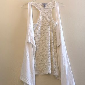 Betty Blue Floral Laced Cardigan